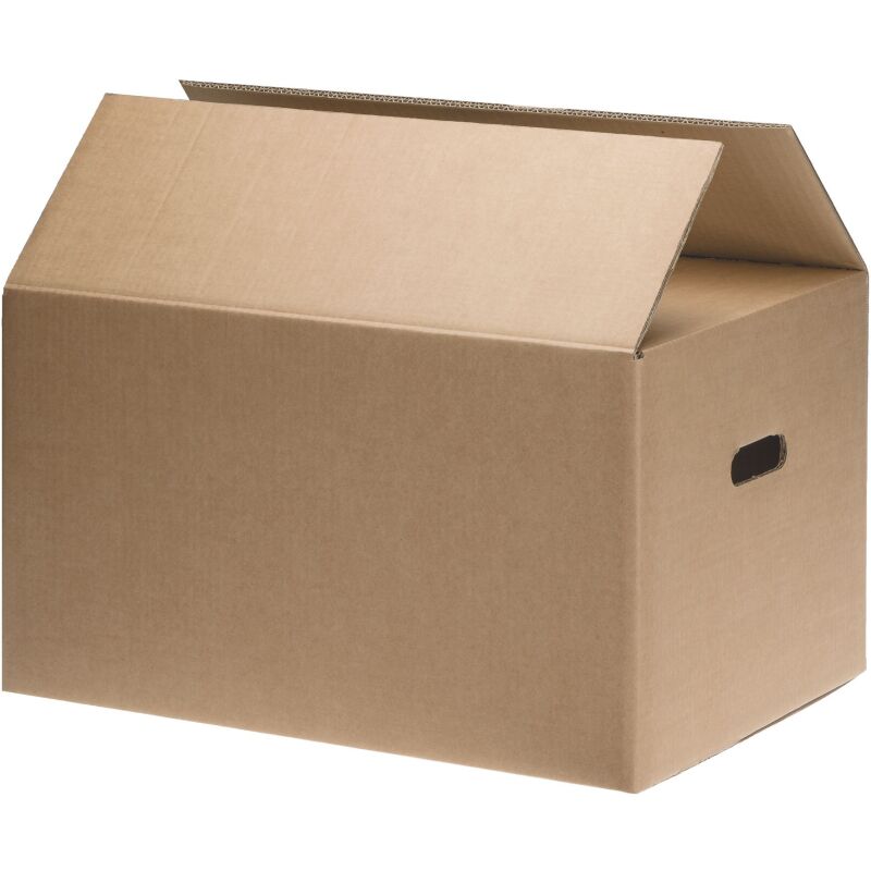 Caisse déménagement kraft brun double cannelure L 50 x l 35 x H 29 cm