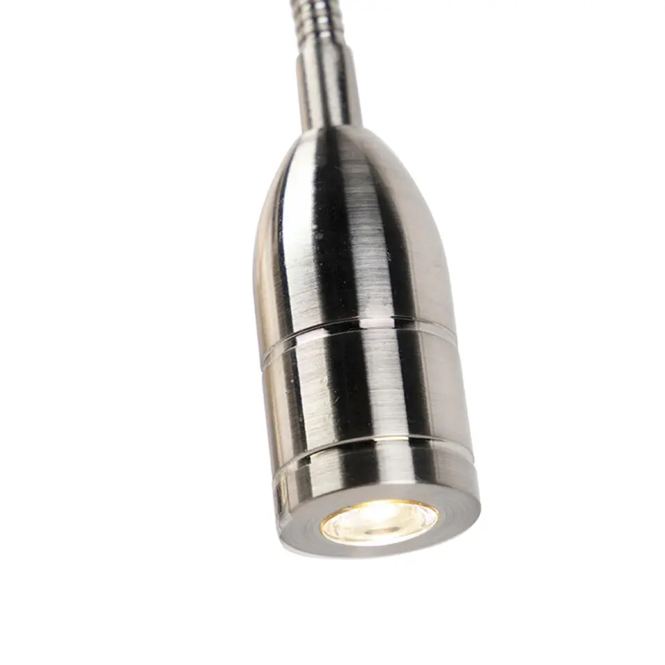 Qazqa wandlampen bergamo wit e27