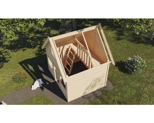 Speelhuis Karibu Kalle 183,5 x 183,5 x 253 cm hout