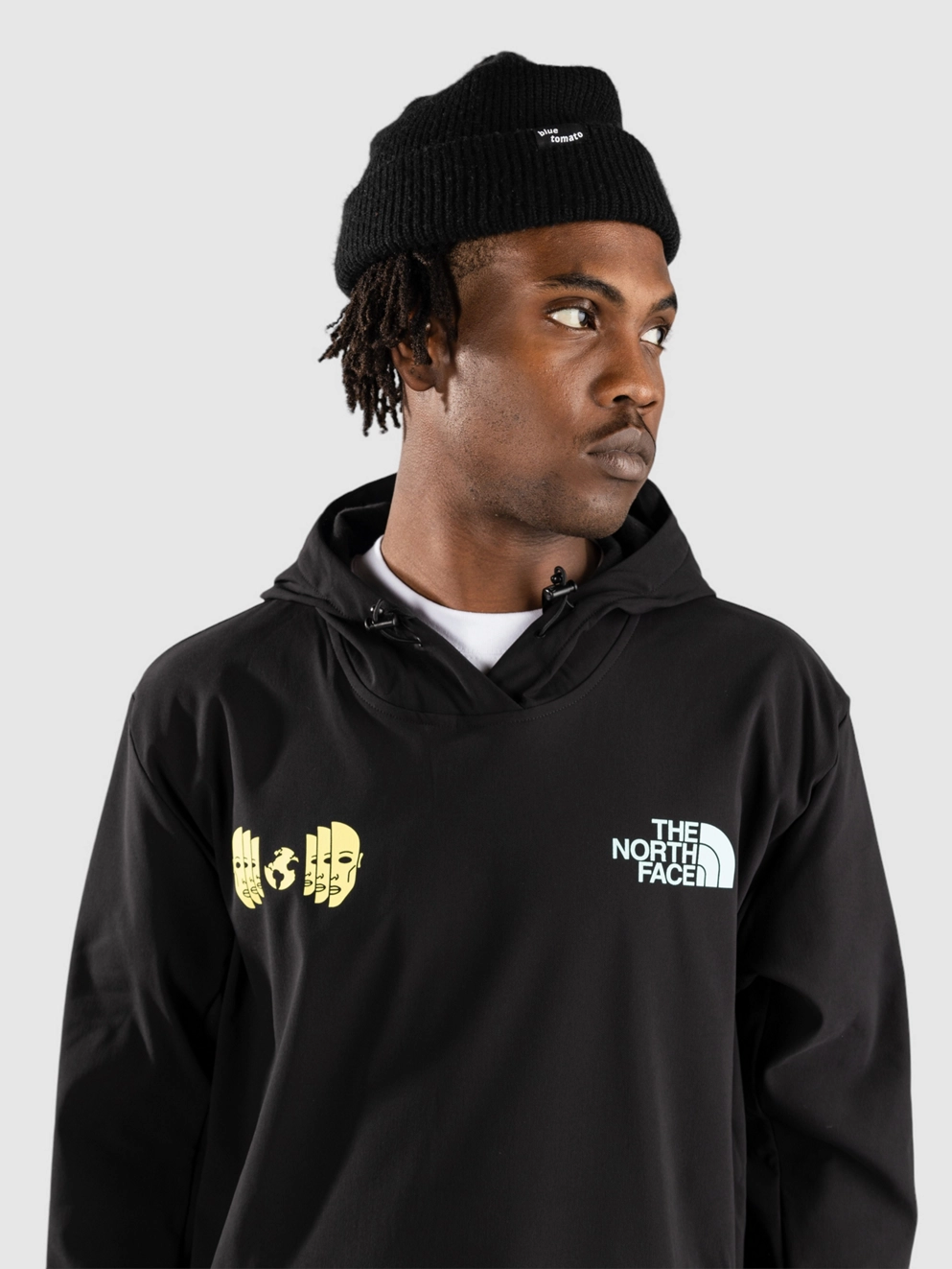 THE NORTH FACE Tekno Logo Shred Hoodie tnf black/sun sprite