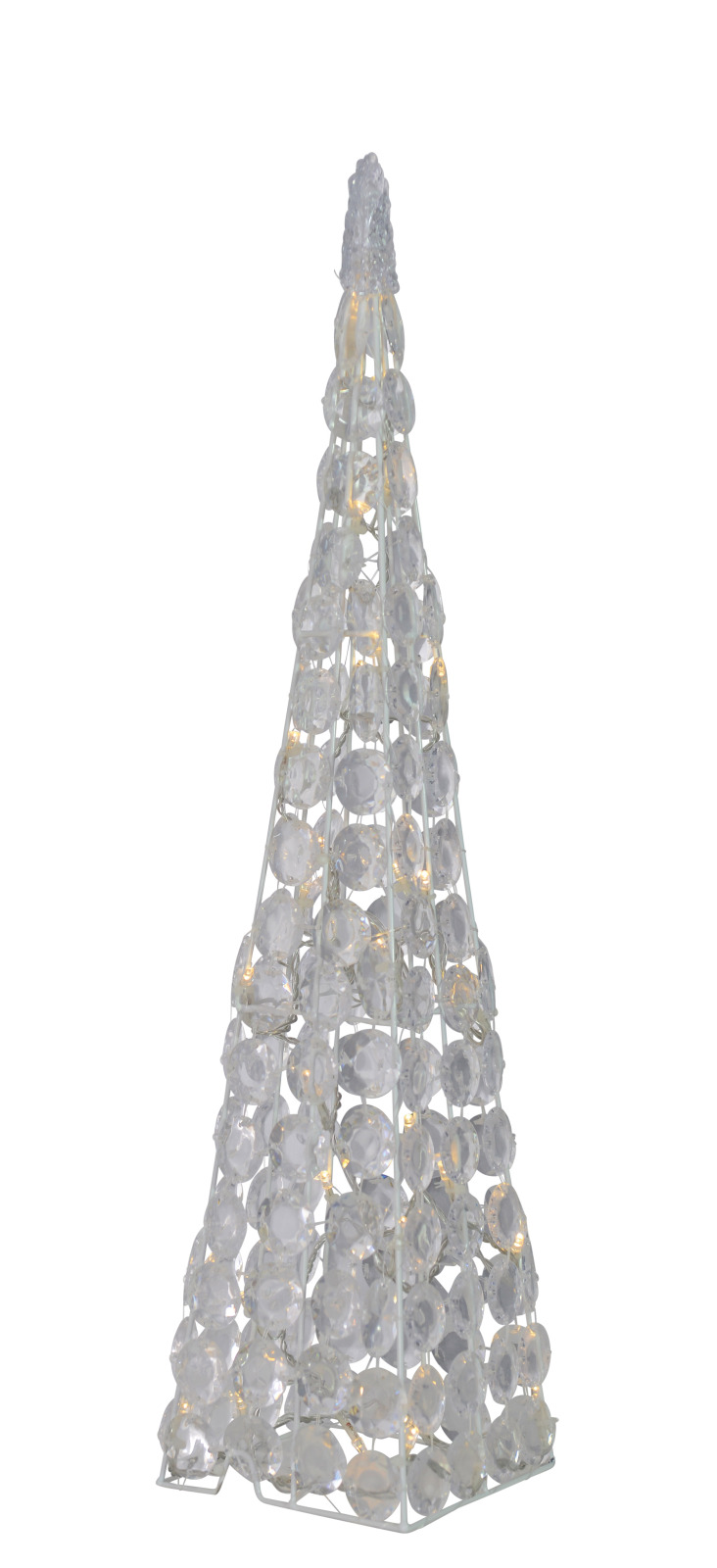 LED-Pyramide - Acryl-Steine - 45 cm