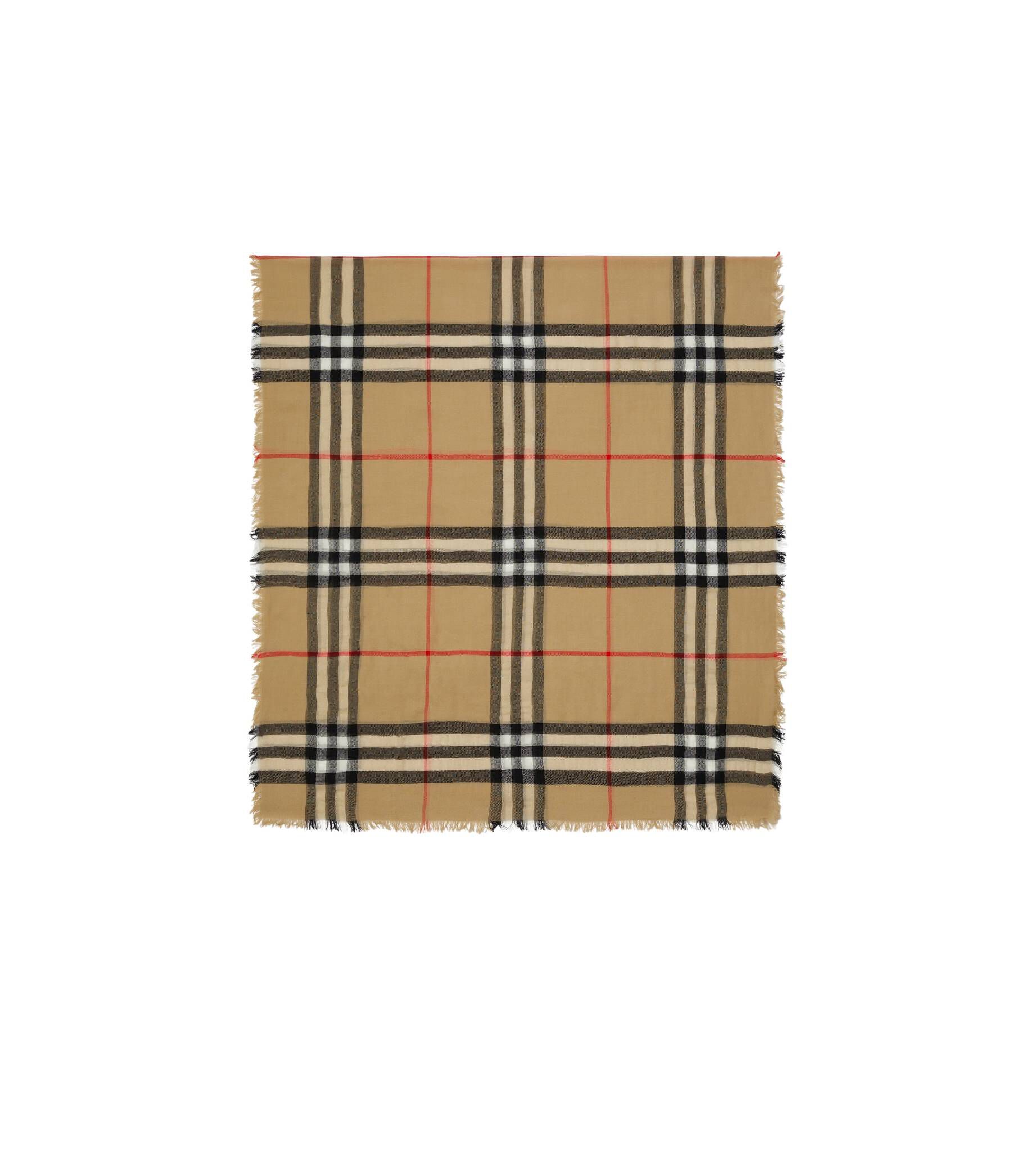 Burberry| Damen Schal aus leichter Wolle