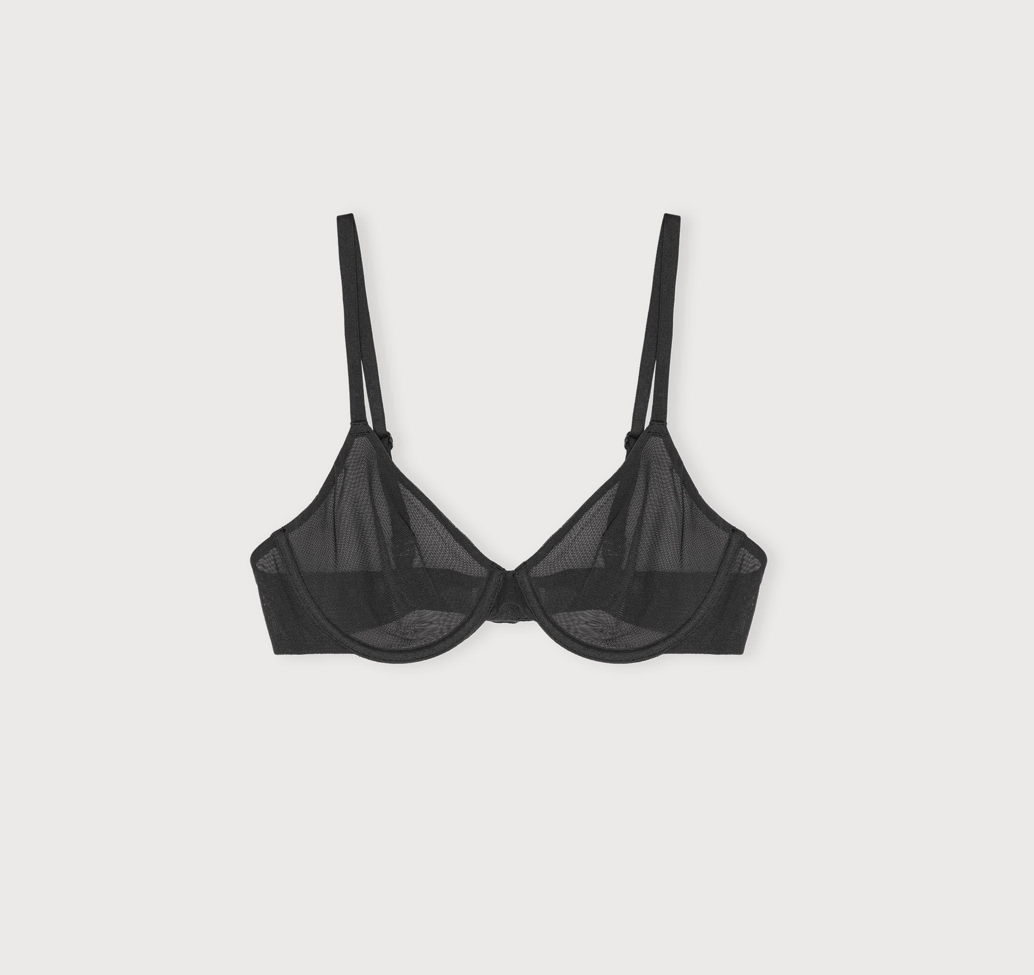RECYCLED NYLON<br>Mesh Unlined Demi Bra