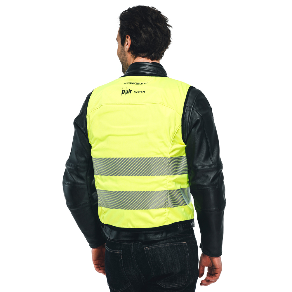 Dainese - Gilet Airbag Smart Jacket Haute Visibilité Jaune fluo