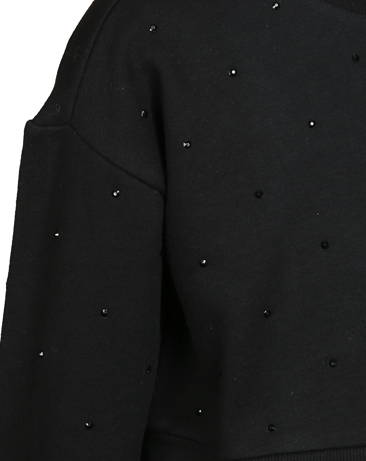 Sweatshirt CROPPED DIAMOND in schwarz