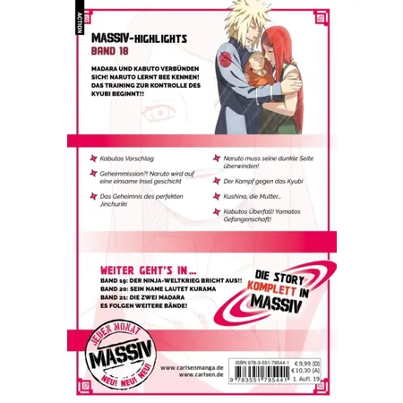 Carlsen Verlag NARUTO Massiv 18 von Masashi Kishimoto