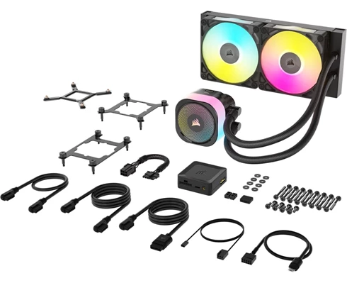 Corsair iCUE LINK TITAN 240 RX RGB AIO, 240mm Radiator, Liquid CPU Cooler
