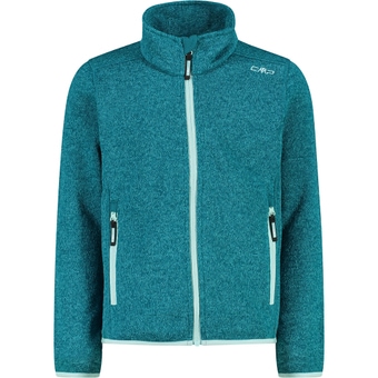 CMP Girls Knit Tech Fleecejacke Teal / Acqua Kinder