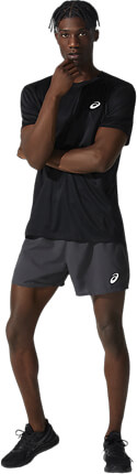 ASICSCORE Shortsleeve TOP - schwarz