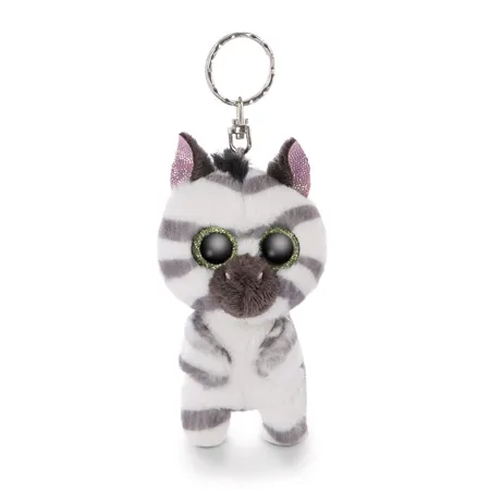 NICI Glubschis Schlenker Zebra Mankalita Schlüsselanhänger, 9 cm
