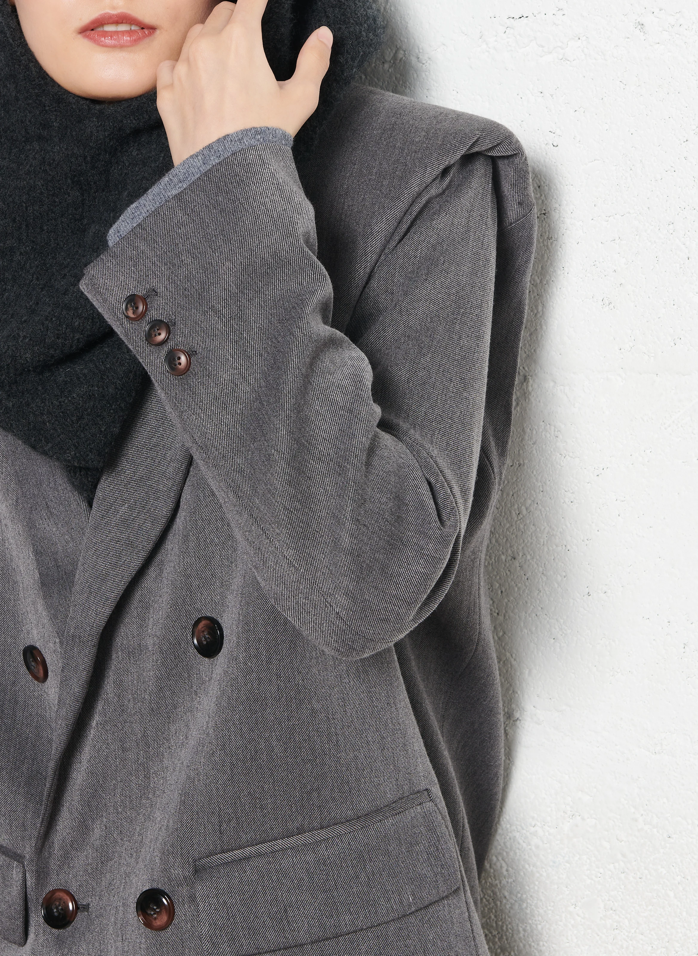 VOROS - Veste de tailleur| Gris