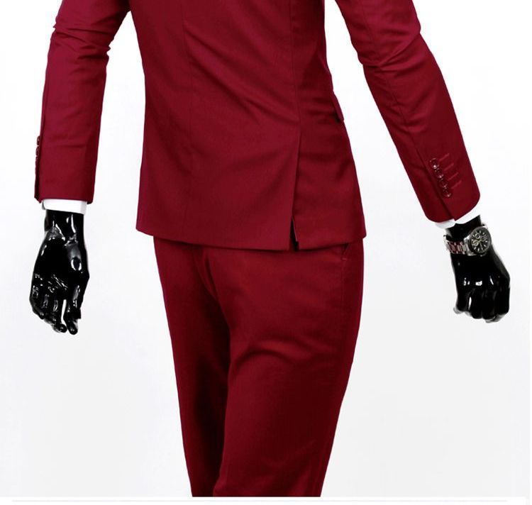 Aozora - Set: Enkelrijs blazer + vest + pantalon