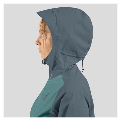 Veste imperméable Femme Odlo Aegis 2.5L Gris/Bleu