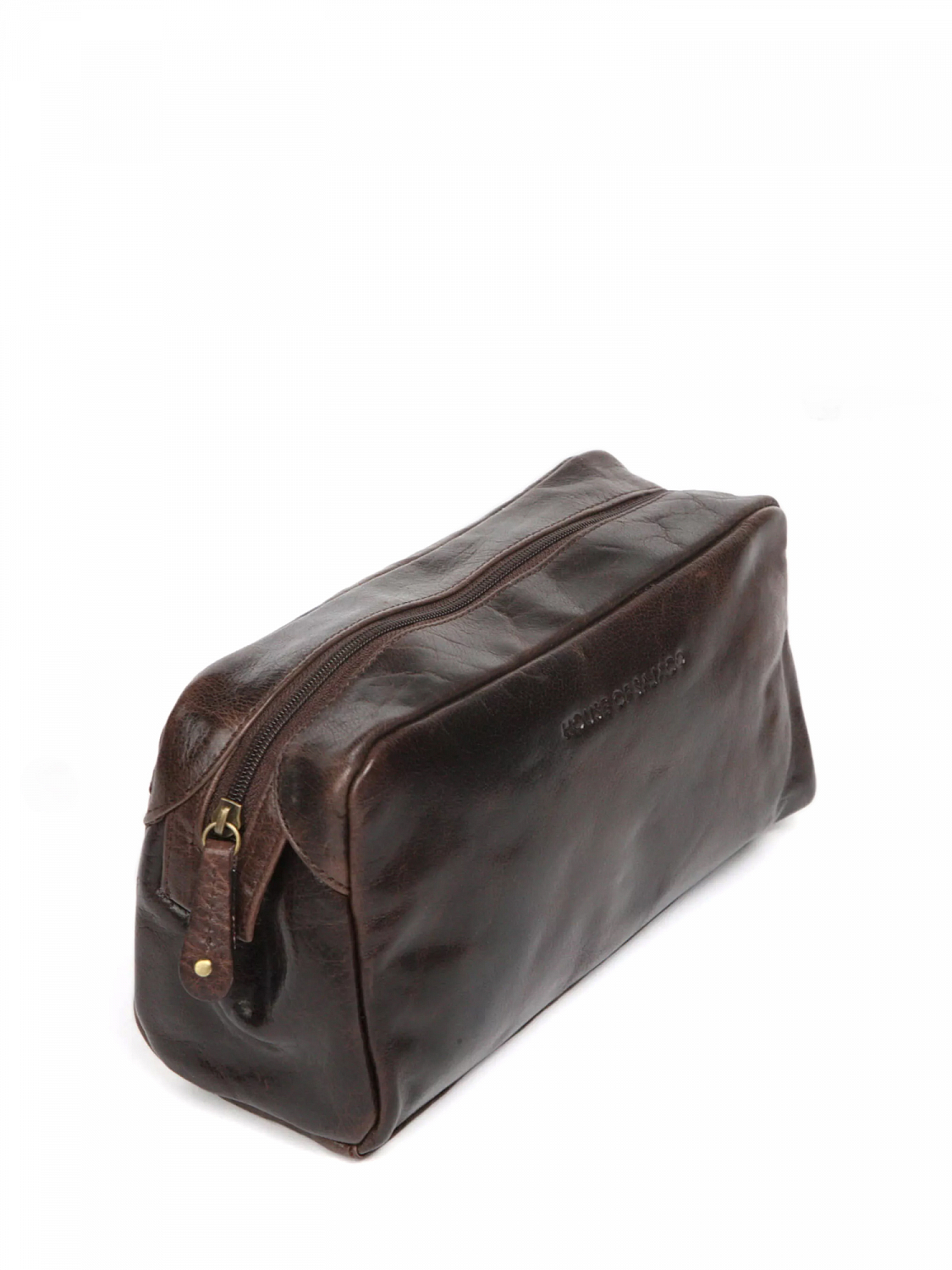 House of Sajaco Brown Toilet bag Skinn