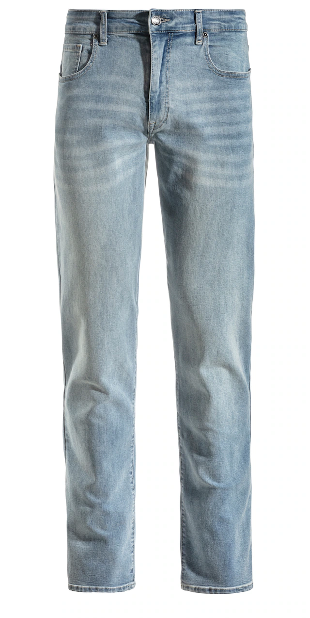 Buffalo 5-Pocket-Jeans »Straight-fit« mit normaler Bundhöhe, aus elastischer Denim-Qualität