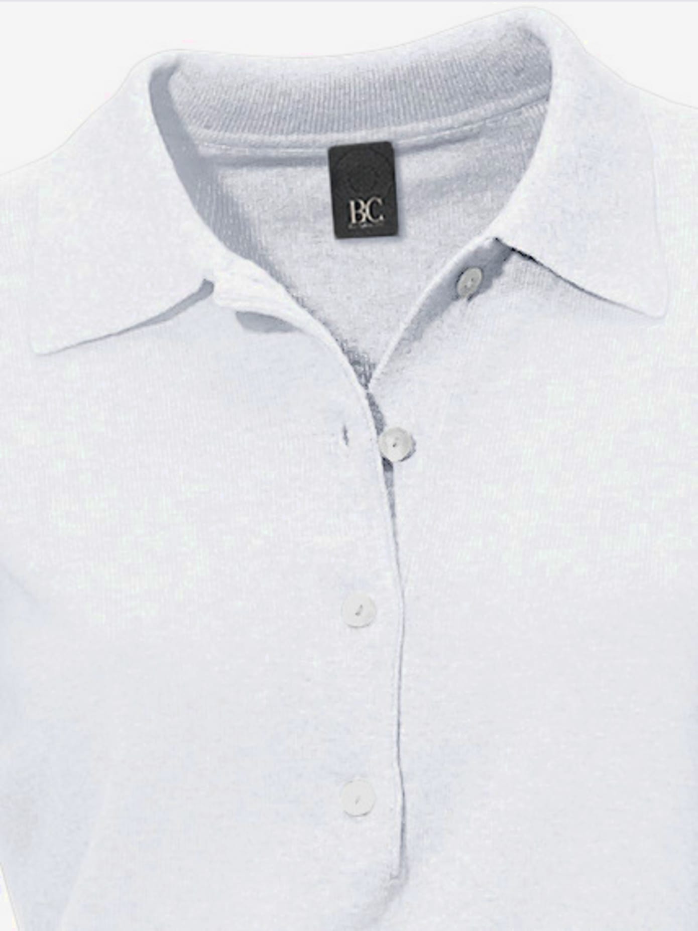 Pull polo style polo classique avec patte de boutonnage et boutons