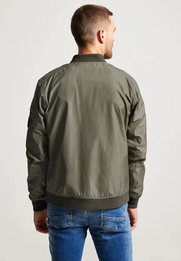 Blouson mit Strickbündchen - herb green