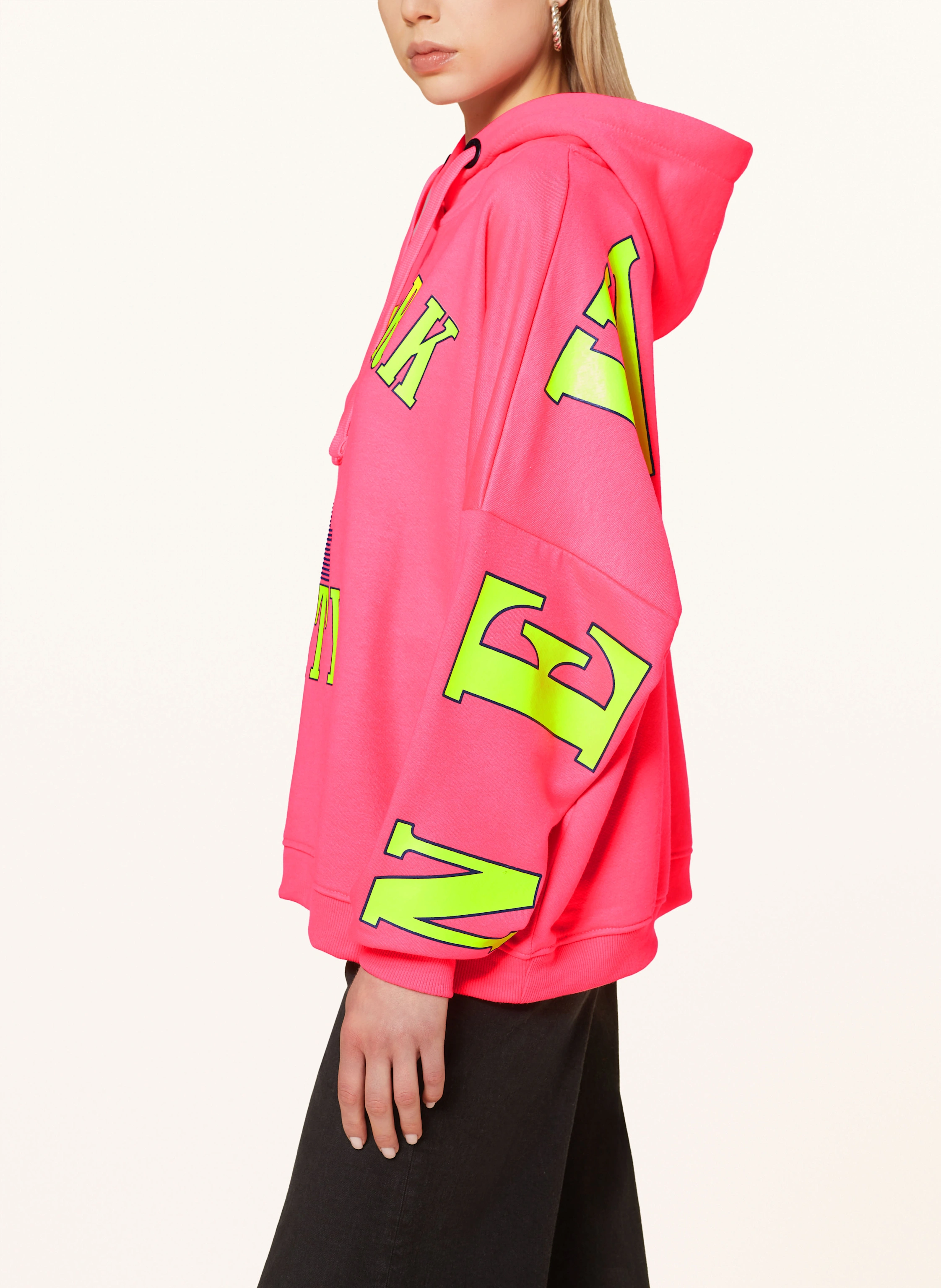 miss goodlife Hoodie mit Schmucksteinen