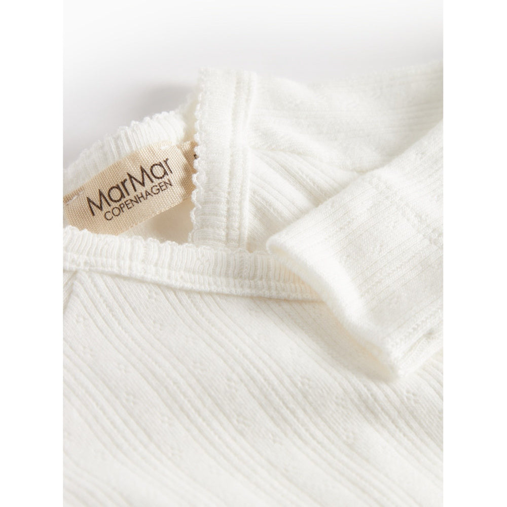 Køb MarMar New Born Modal Pointelle Gentle White Belita Body