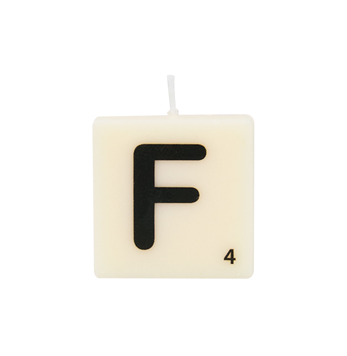 Bougie lettre F The Gift Label
