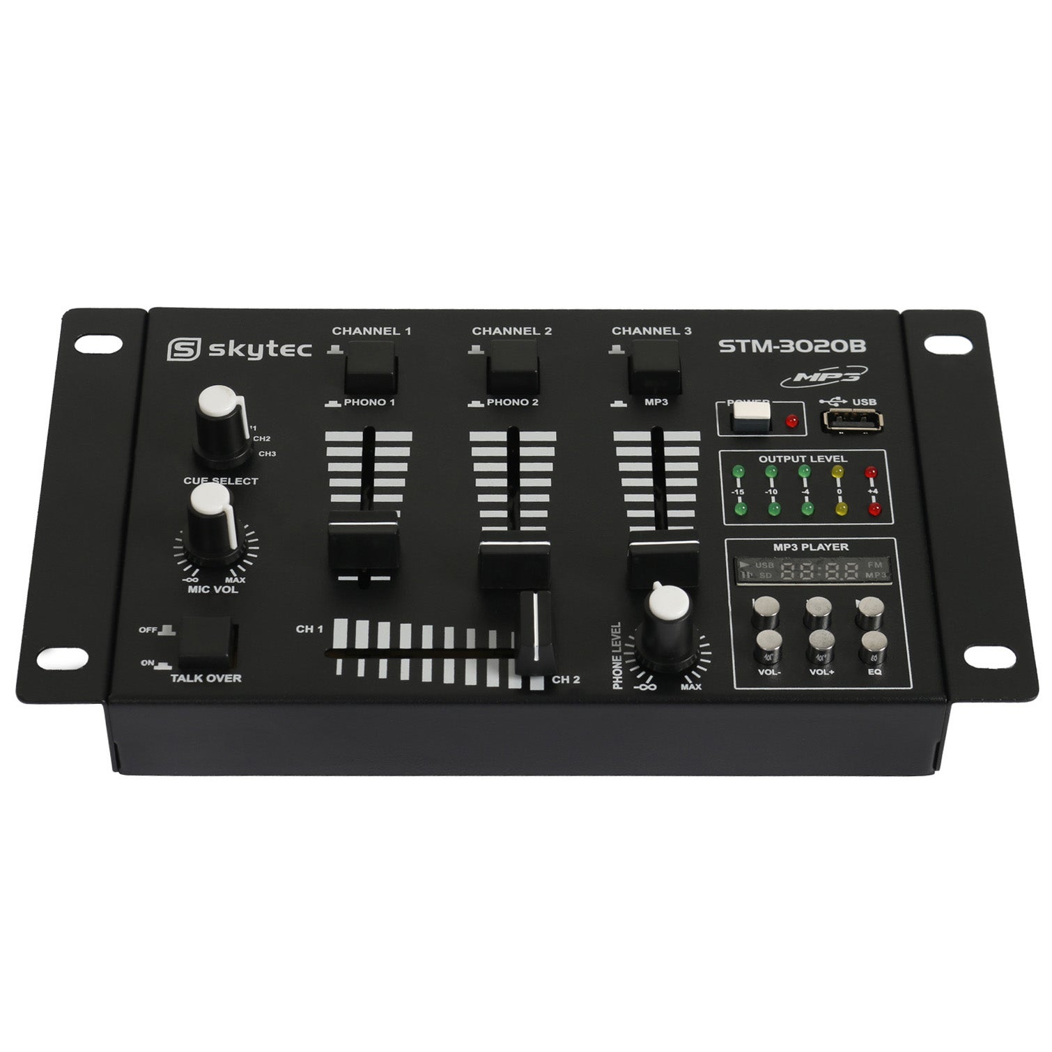 Skytec STM-3020B 6-kanaals DJ mixer USB/MP3
