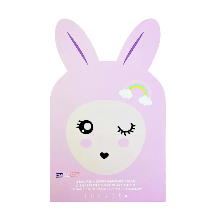 Inuwet Coffre Paper Bunny - Baumes à lèvres et barettes