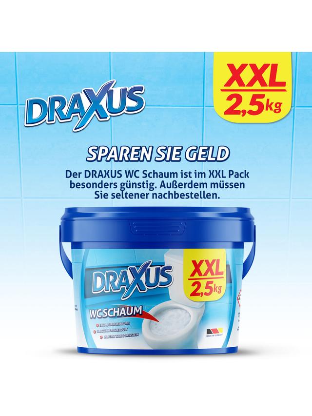 DRAXUS WC Schaum – kraftvolle Reinigung