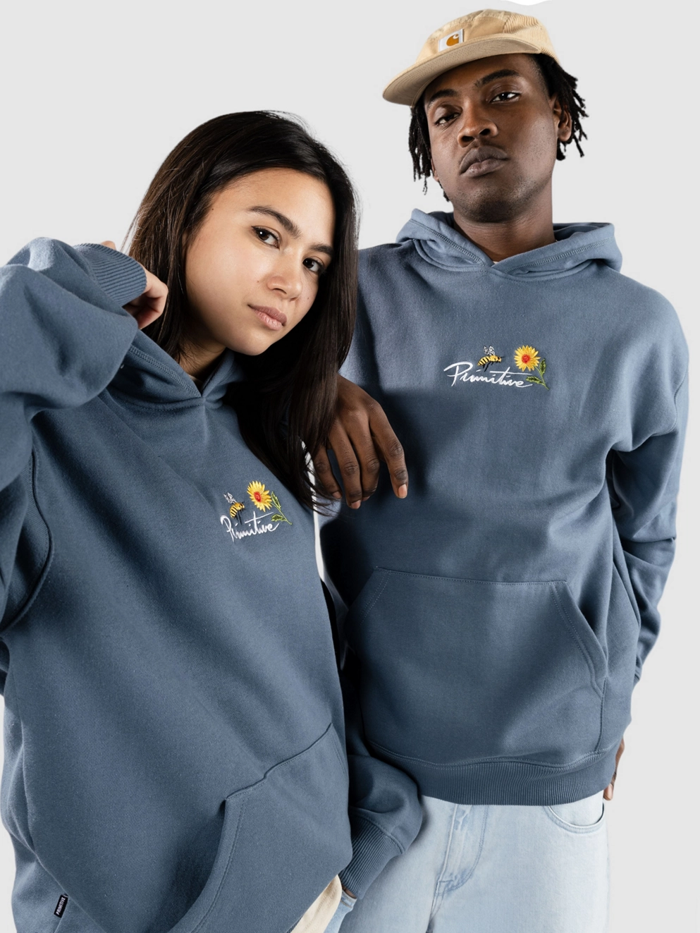 Primitive Blossom Hw Hoodie slate