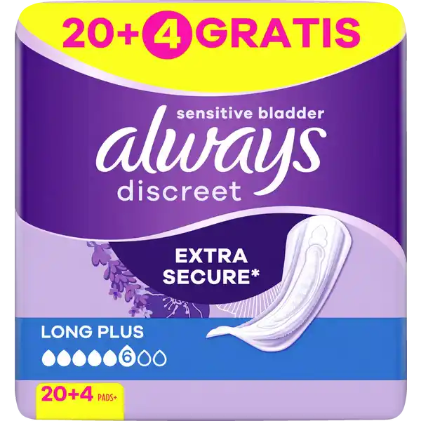 Discreet Inkontinenz Long Plus Big Pack