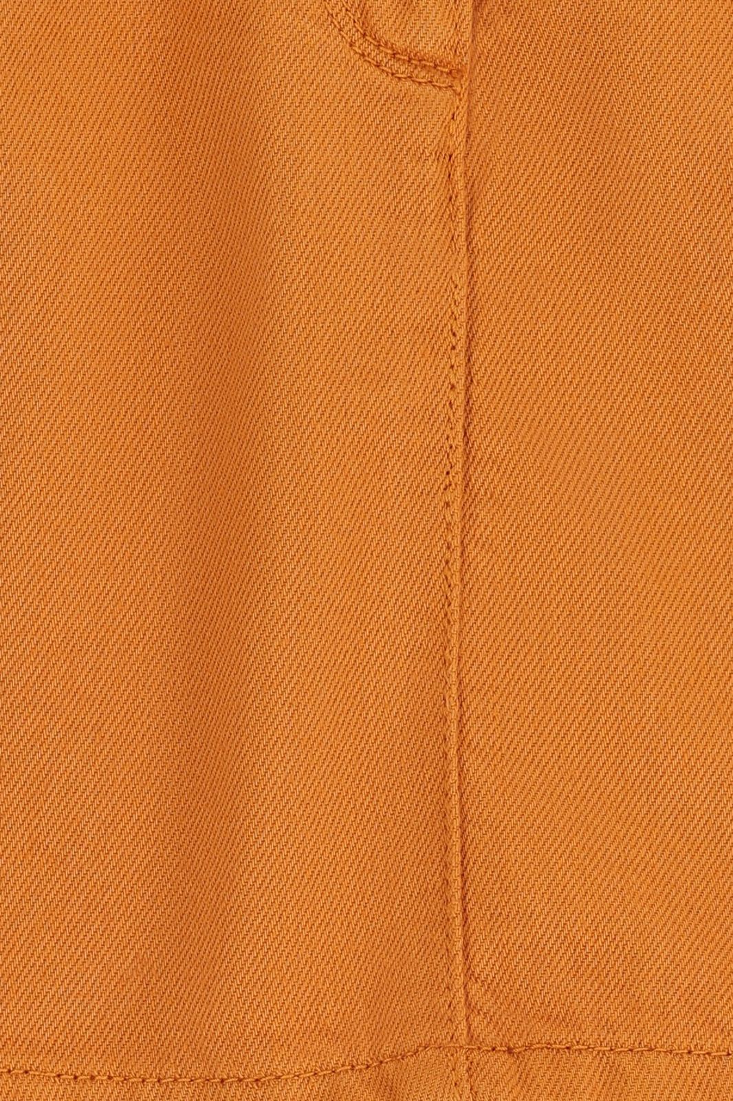 Oranje korte denim rok