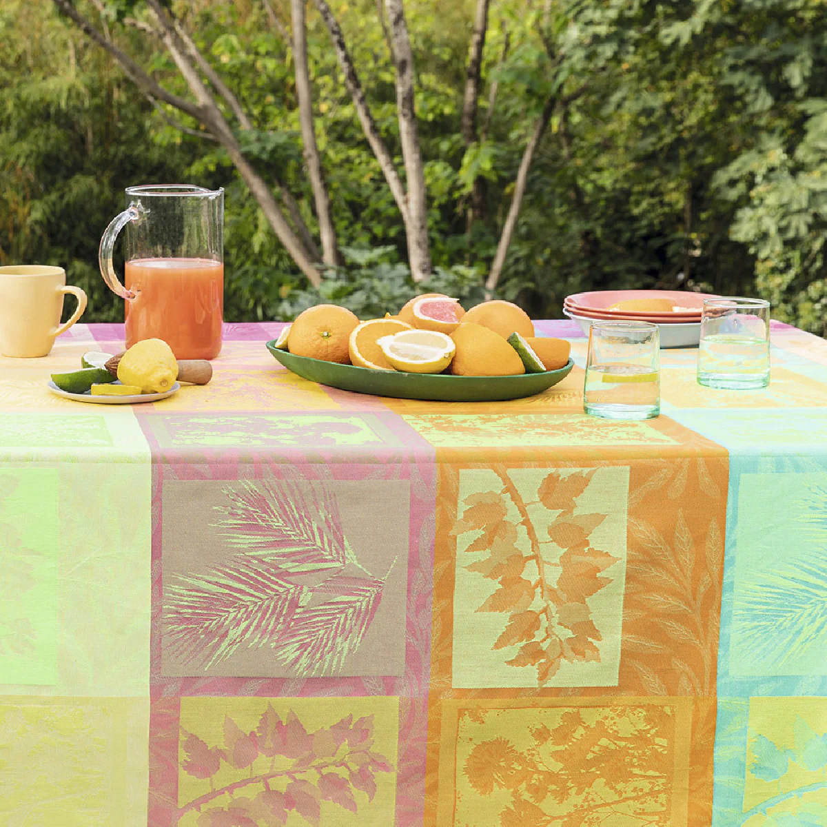 Nappe ronde pur coton Diam. 180 cm Garnier Thiebaut