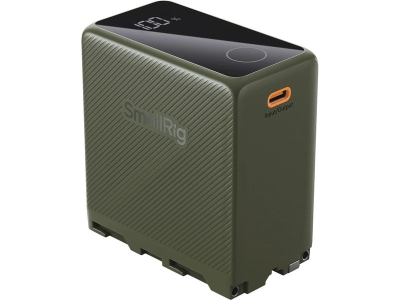 Smallrig Digitalkamera-Akku NP-F970 USB-C wiederaufladbar - 10500 mAh wiederaufladbarer Kamera-Akku