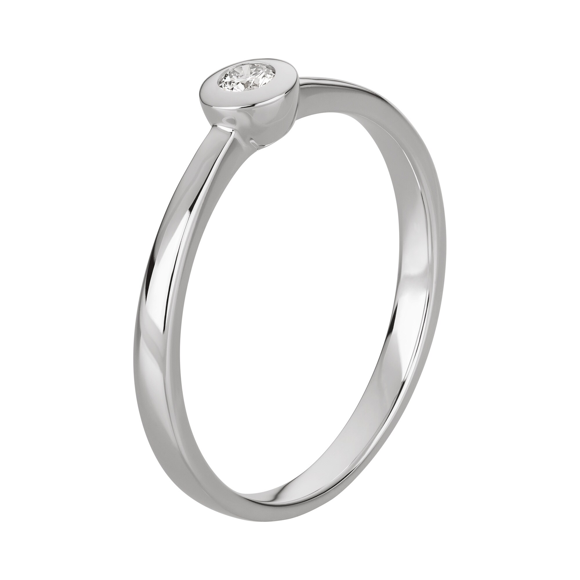 Orolino Ring 750 Gold 1x Brillant 0,07ct.