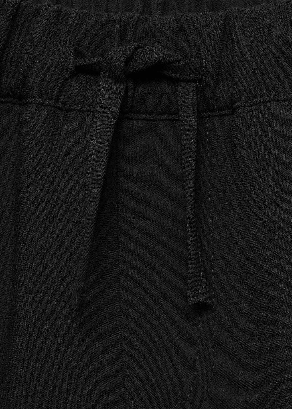 Mango Kids cargobroek zwart