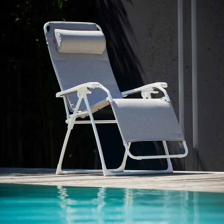 Fiam - Amida Soft Relaxliege, Aluminium / schwarz