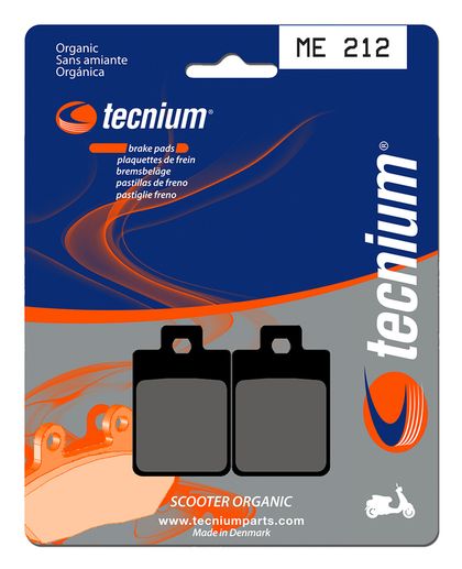 Plaquettes de freins Tecnium Scooter organique - ME212