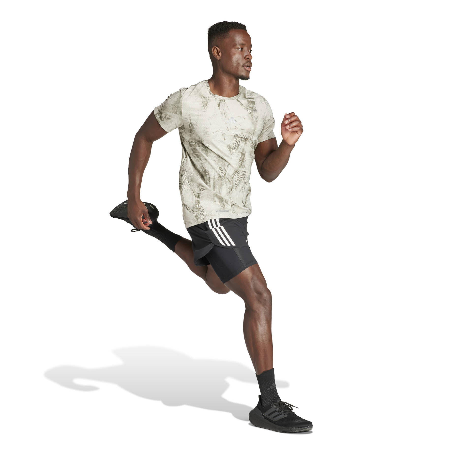 adidas Performance| Herren Laufshirt ULTIMATE AOP HR TEE M