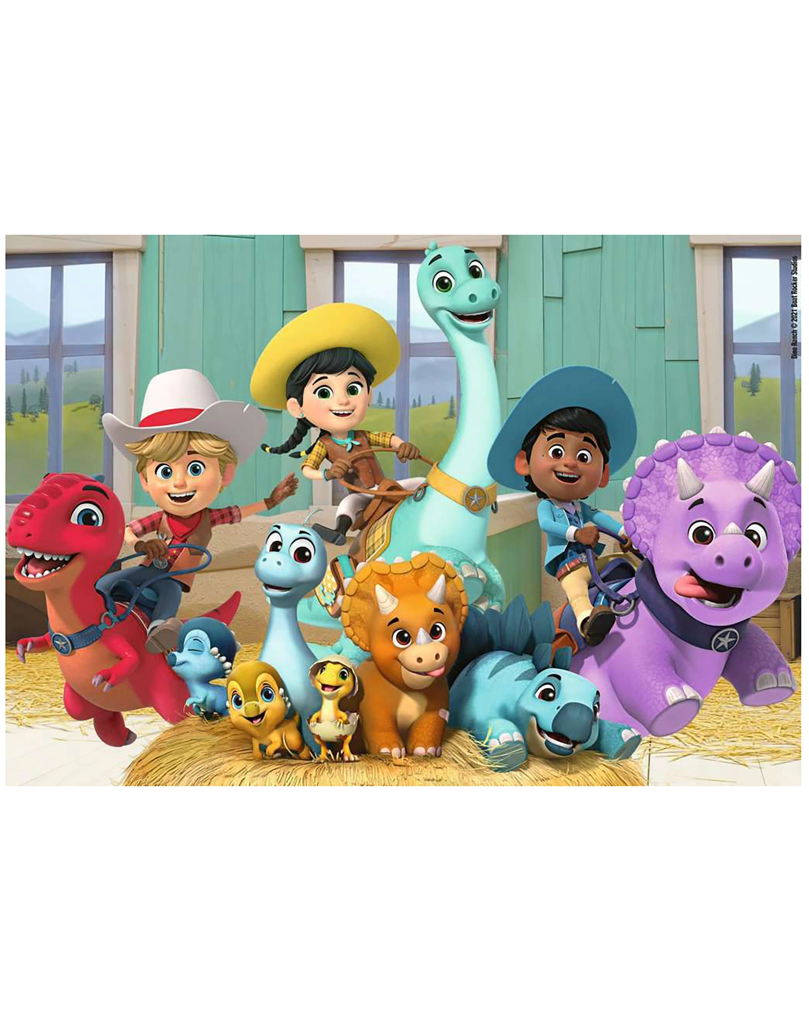Puzzle DINO RANCH FREUNDSCHAFT 2x24-teilig