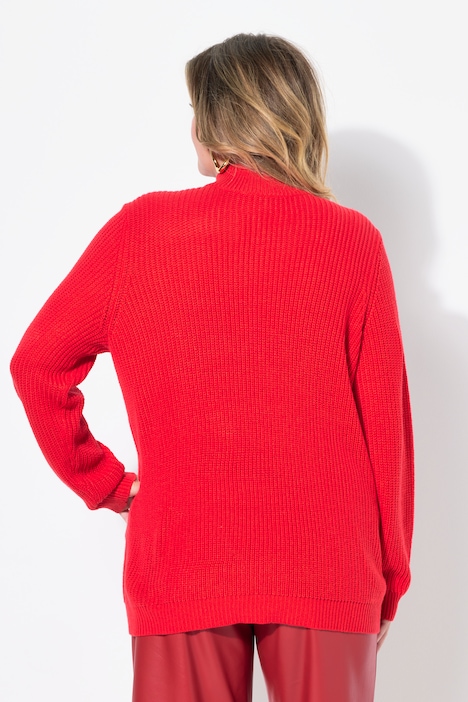 Pullover, Regular Fit, V-Ausschnitt mit Choker