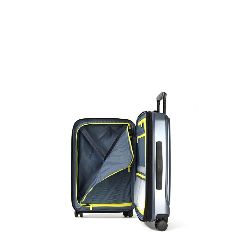 Valise cabine rigide Pure Mate Extensible 55cm Bleu ardoise