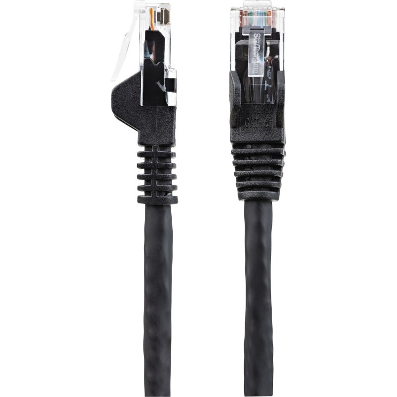 StarTech.com N6LPATCH50CMBK câble de réseau Noir 0,5 m Cat6 U/UTP (UTP)