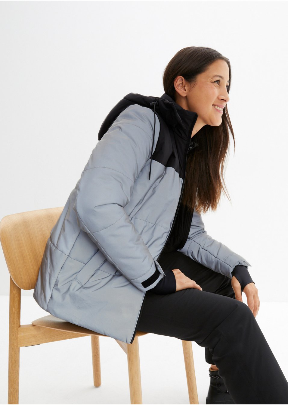 Veste fonctionnelle matelassée, réfléchissante