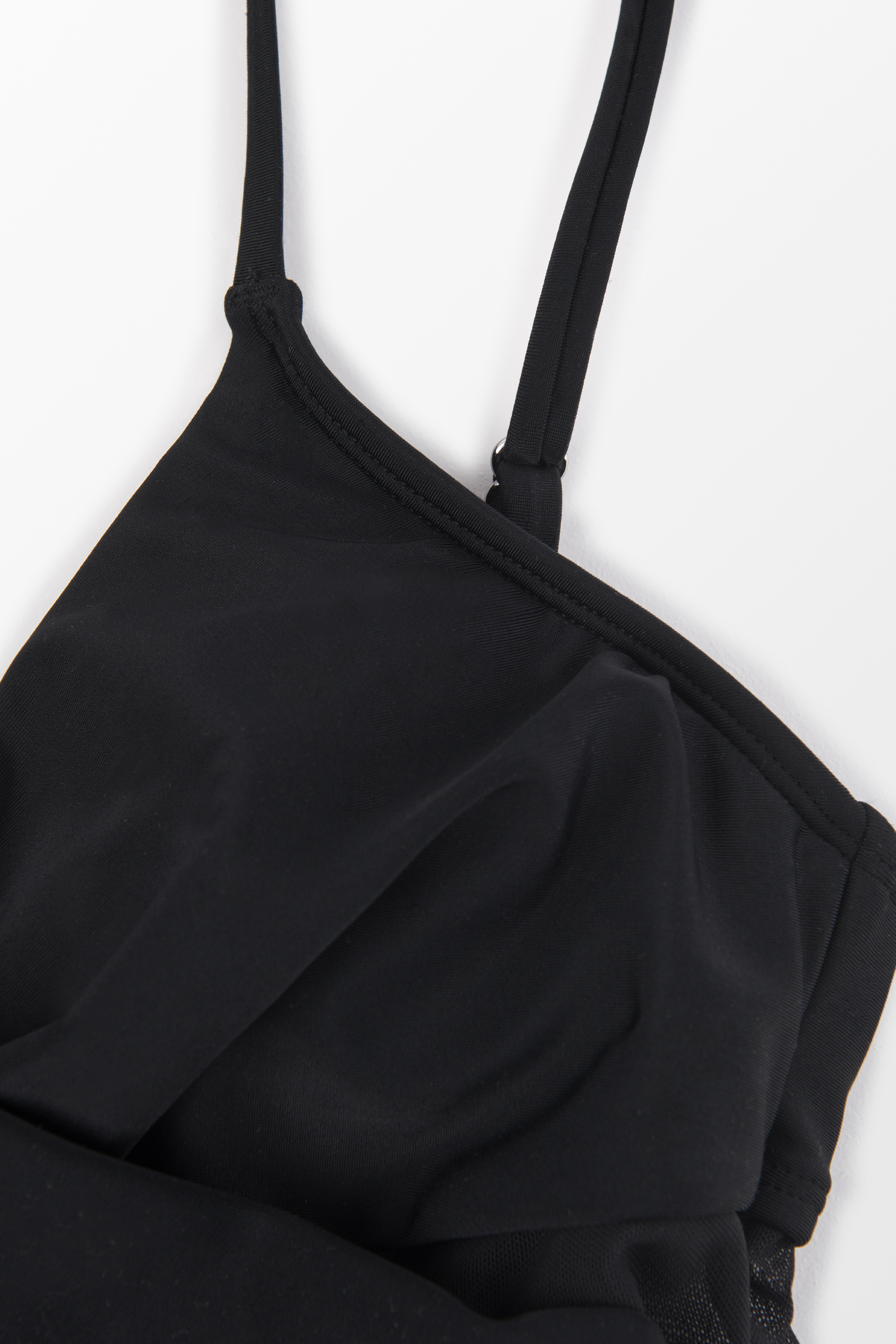 Maillot de bain une pièce en mesh à emballage découpé
