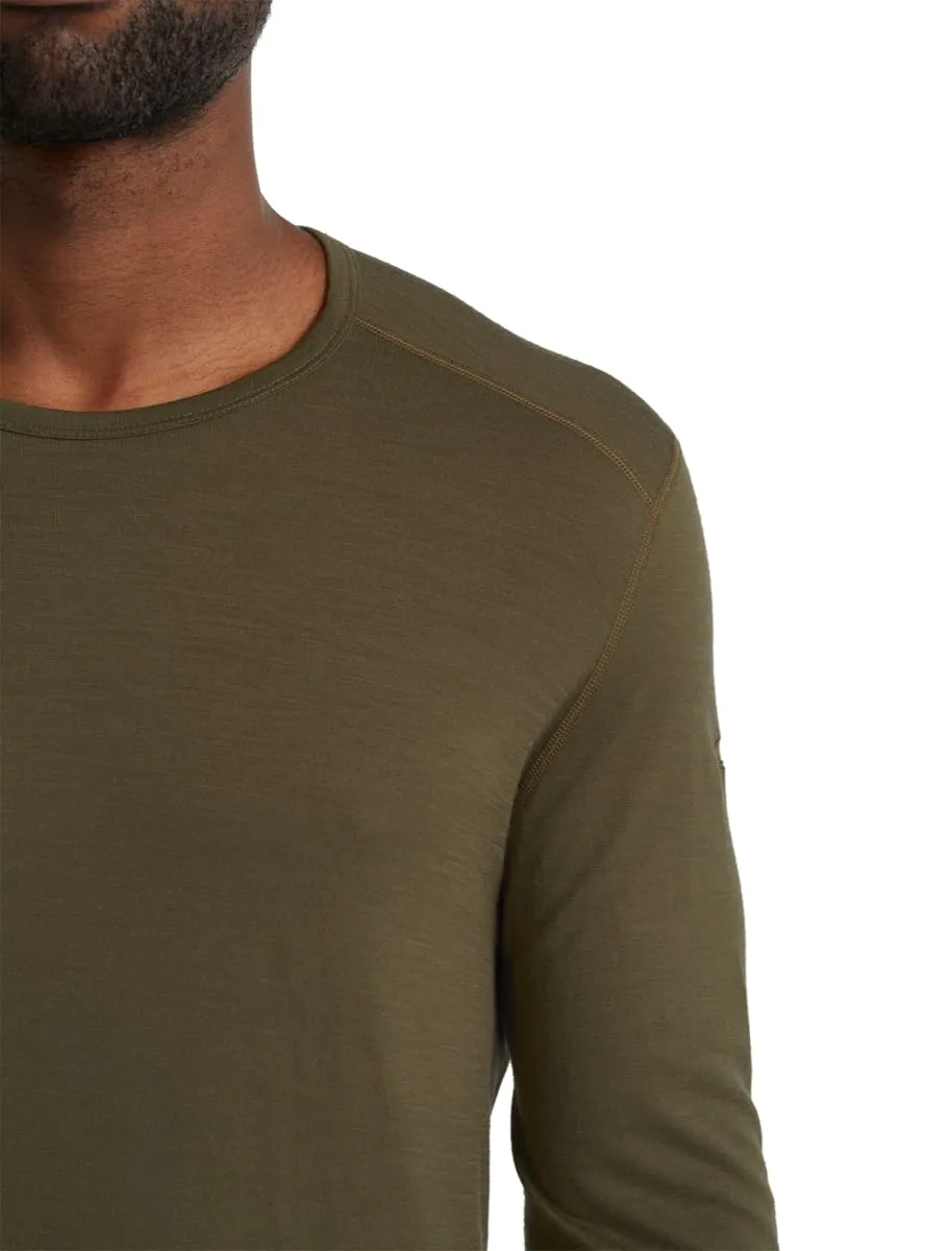 Icebreaker Men's 200 Oasis Long Sleeve Crewe Loden