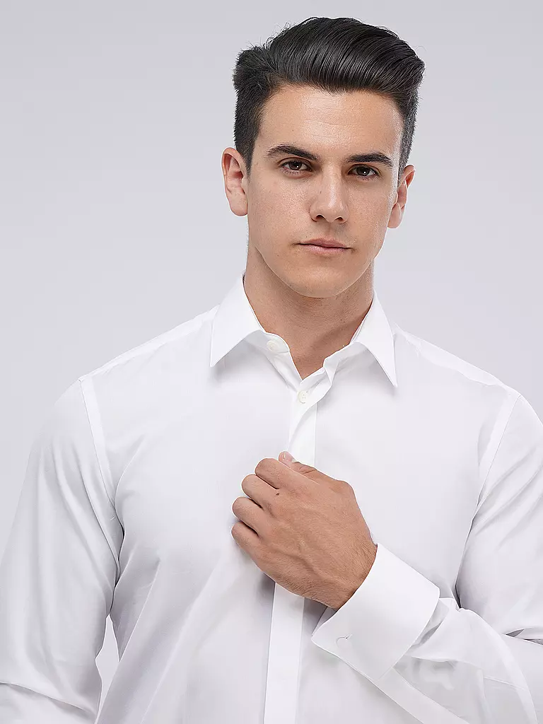 VAN LAACK Hemd Tailor Fit weiss