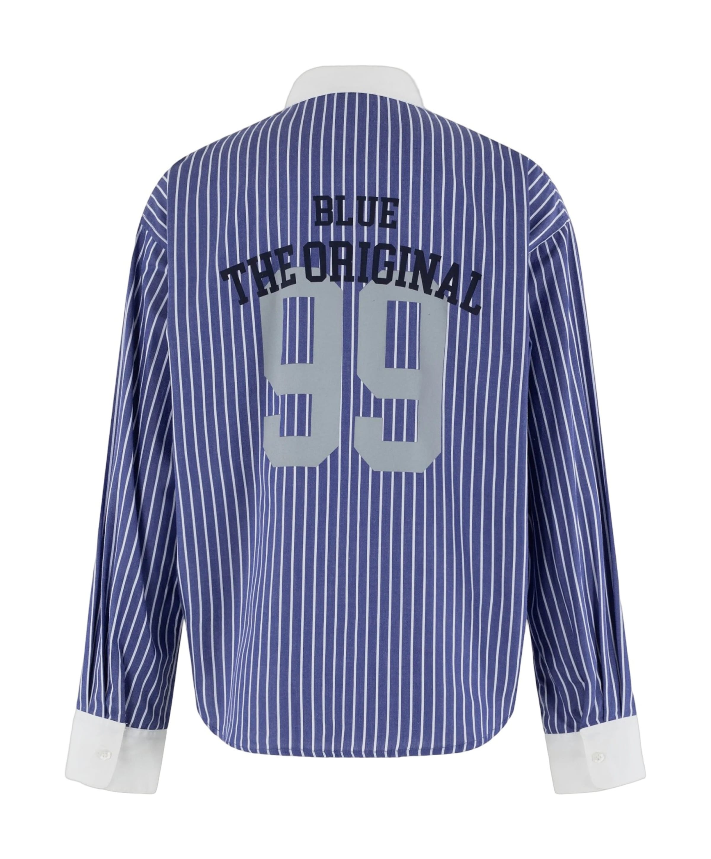 Anna Blue Dames blouse blauw