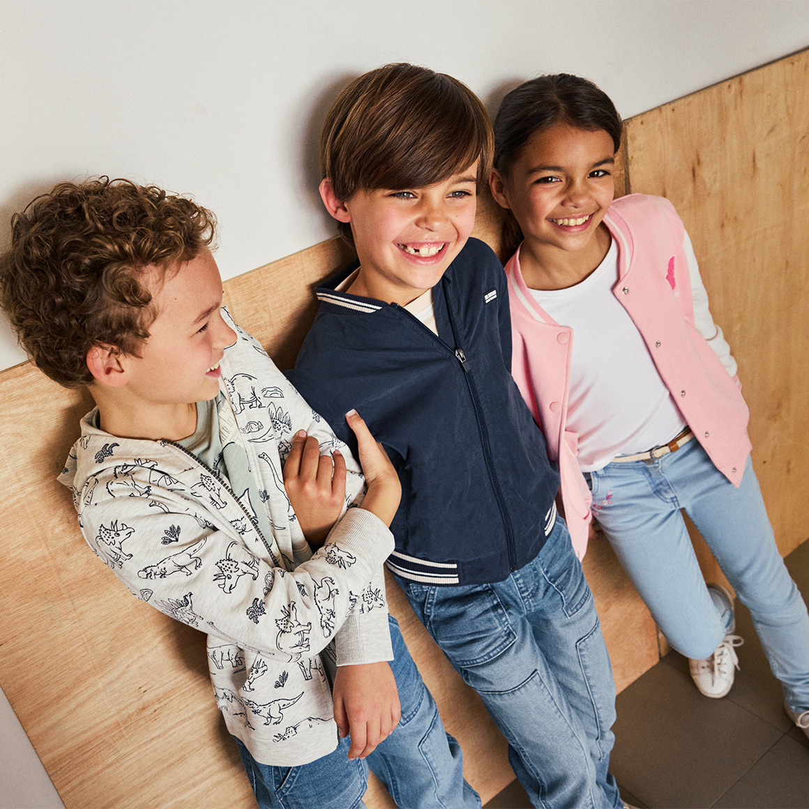 Topolino Jungen Pull-on-Jeans mit Ziernähten blau