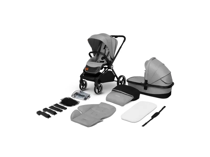 Lionelo 2In1 Strollers - Lo-Mika 2 In 1 Grey Stone