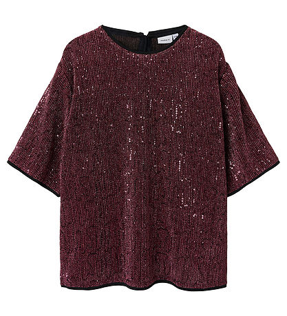 Name It Top - NkfRunic - Fandango Pink m. Glimmer