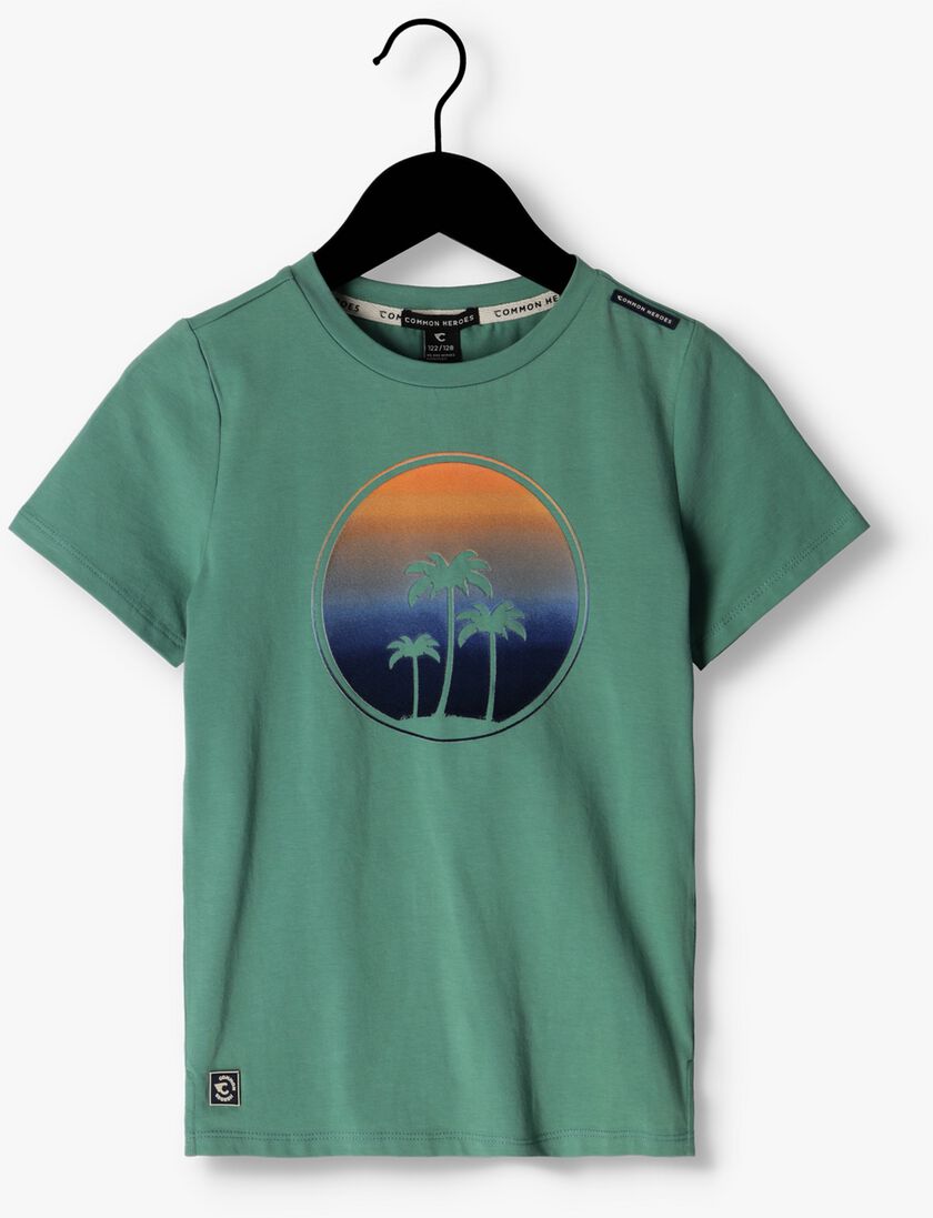 COMMON HEROES groene common heroes t-shirt 2312-8410-309